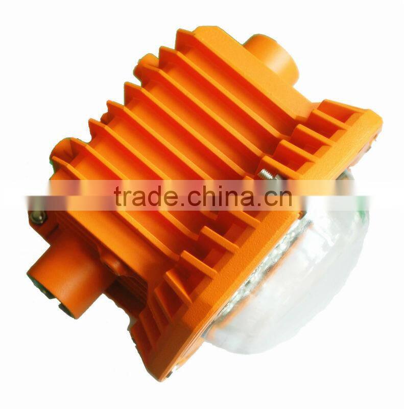 Miniwatt led explosion proof lighting fixture for hazardous environment