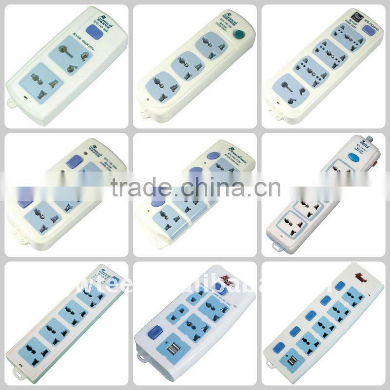 Simple portable rechargeable power socket for household