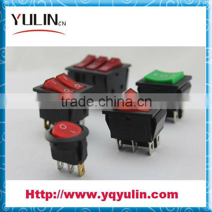 Power Khan PA66 KCD1 KCD8 KCD4 ON OFF 6A 250V Mini Rocker Switch