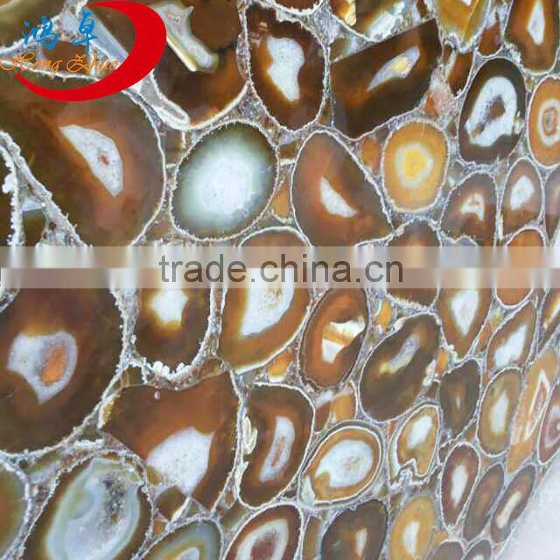 wholesale decoration material agate jade stone slabs and tiles