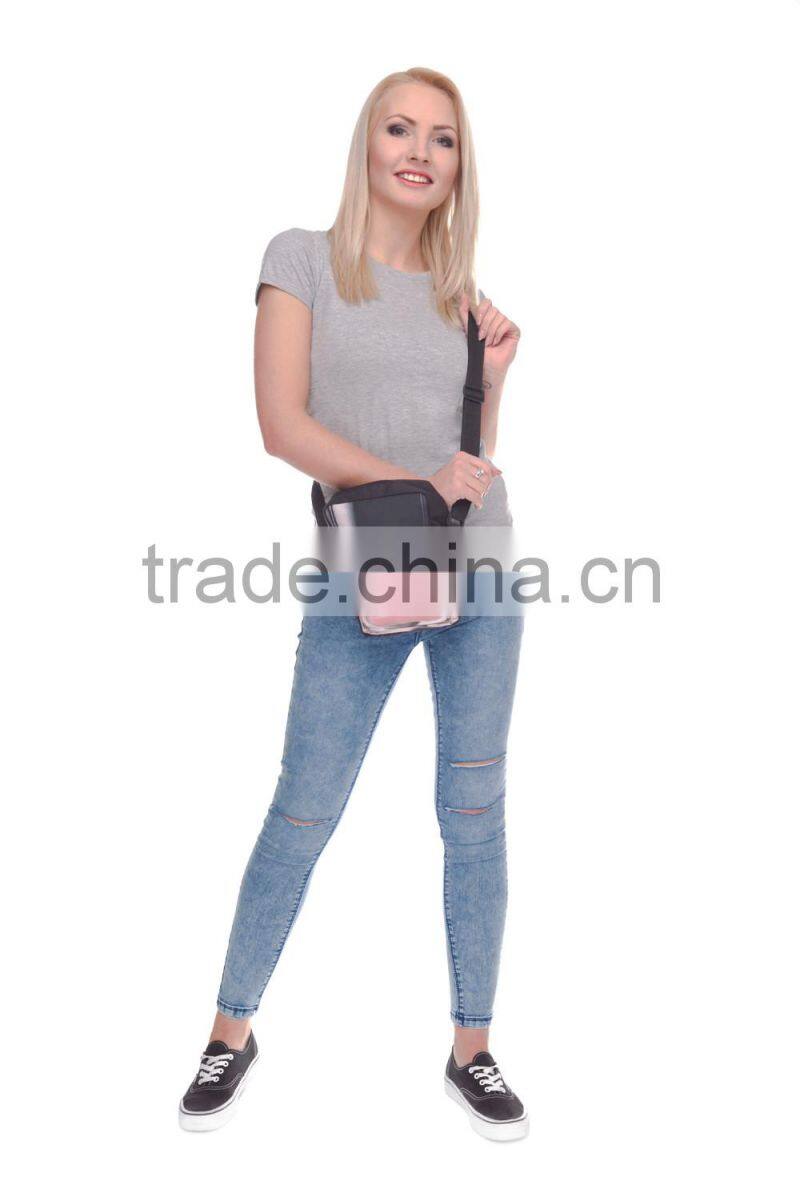 Promotion Fashion 3D sublimation printing Mens Shoulder Bag with factory price