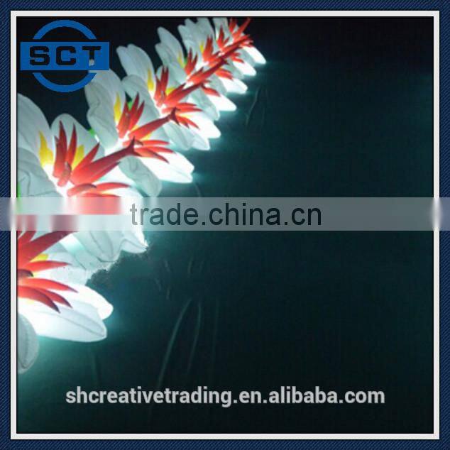 10m Inflatable LED Flower Inflatable Lighting For Party