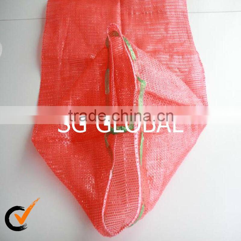 Plastic net bags for firewood