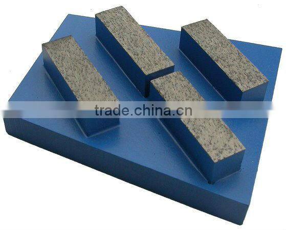 diamond wedge block for concrete/terrazzo/granite floor