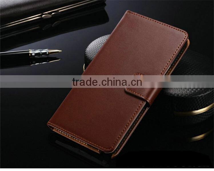 Hot sale genuine leather for Le Max Pro flip cover case