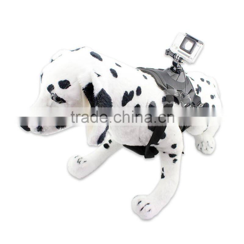 2016 New Wholesale Dog Selfie Mount Kit Pet Dog Harness Chest Band Strap kit for Go Pro camera Hero 3 4 3+ 2 1