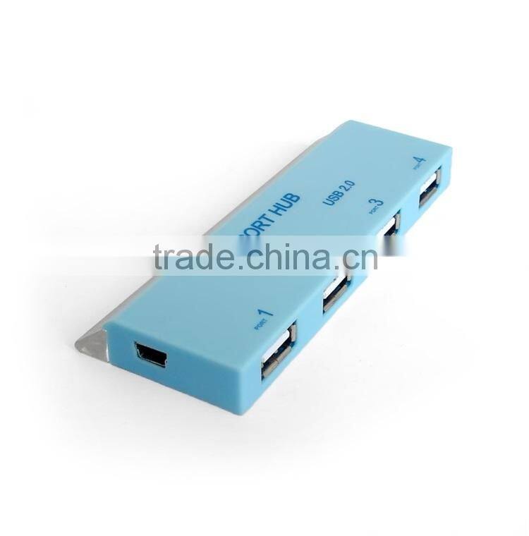 Scale ruler style 4 port usb 2.0 hub