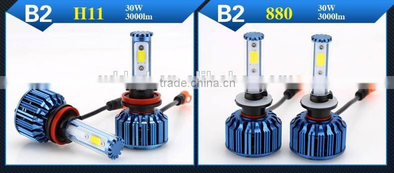 WEIKEN B2 60W COB 9006 led headlight, car h4 led headlight bulbs