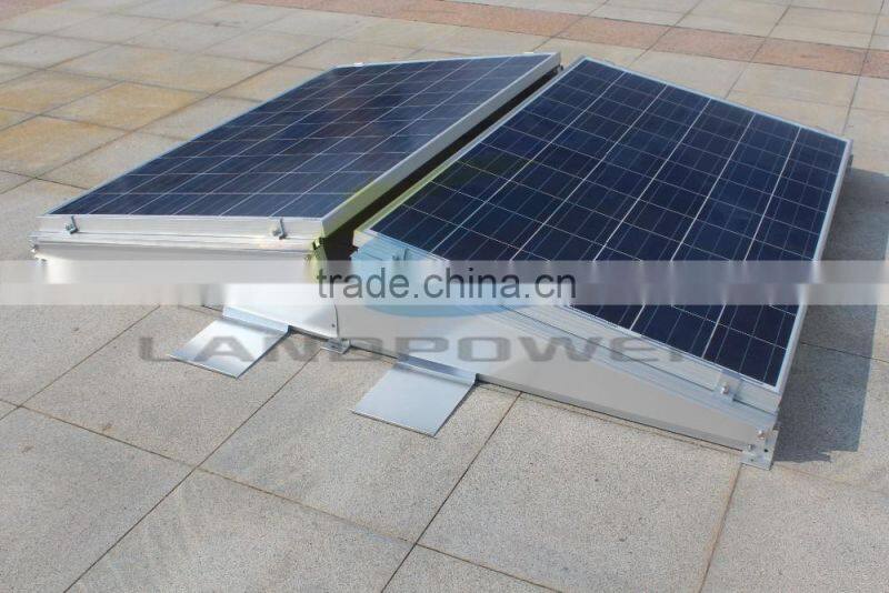Flat Roof Solar Mounting,Ballasted Solar PV Mounting,Double Sides Ballasted Mounting