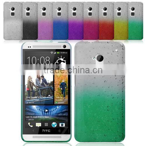 3D raindrop mobile phone hard case cover for HTC one max T6