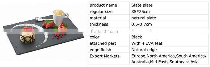 'factory direct' Natural cake sushi cheese Slate Plate