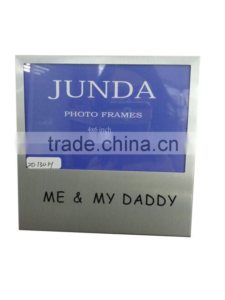 Silver aluminum family picuture frame ZD130H