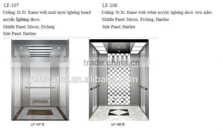 XY Elevator parts Home Elevator Golden Cabin elevator carbin