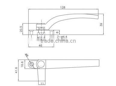 Aluminium Casement Window Handle,Window Hardware
