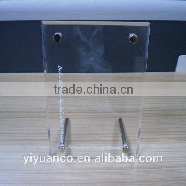 transparent acrylic photo frame