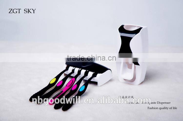 Automatic toothpaste tooth brush holder, dust-proof, wash gargle suit, toothpaste squeezer