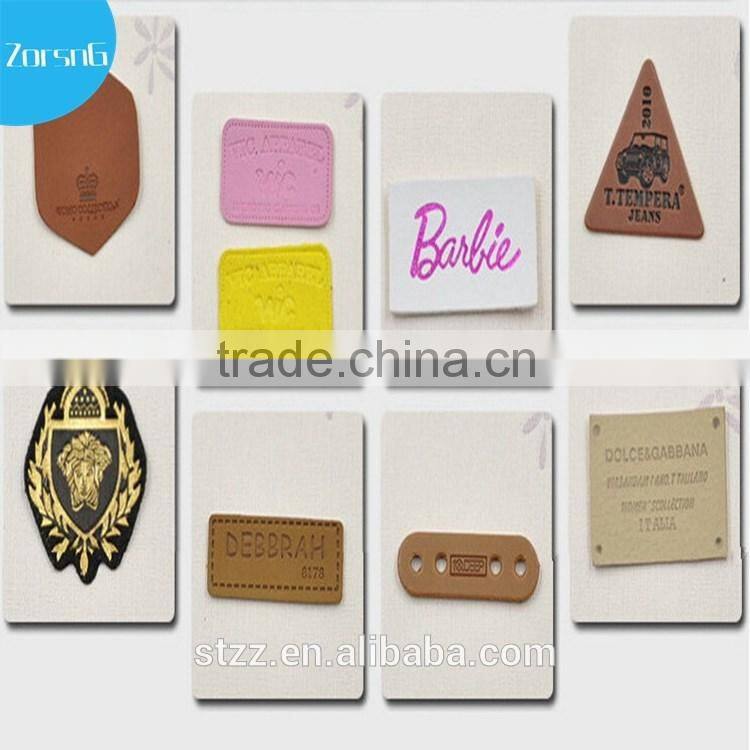 Jeans Leather Patches with CustomLogo and Shape