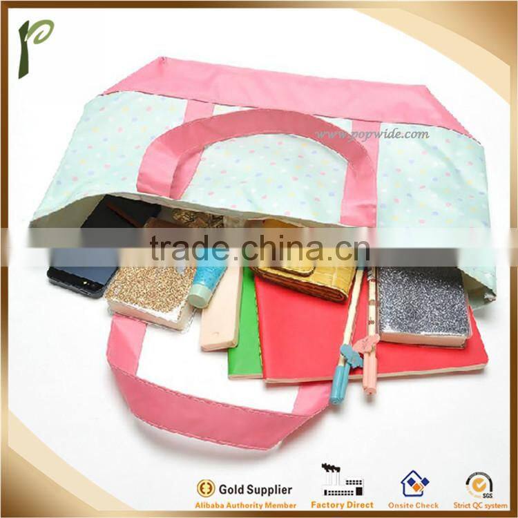 Popwide Wholesale Candy Color PVC Waterproof shopping bag