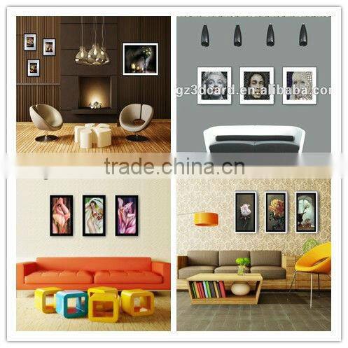 3D Lenticular insert changeable photo with desk paper frame