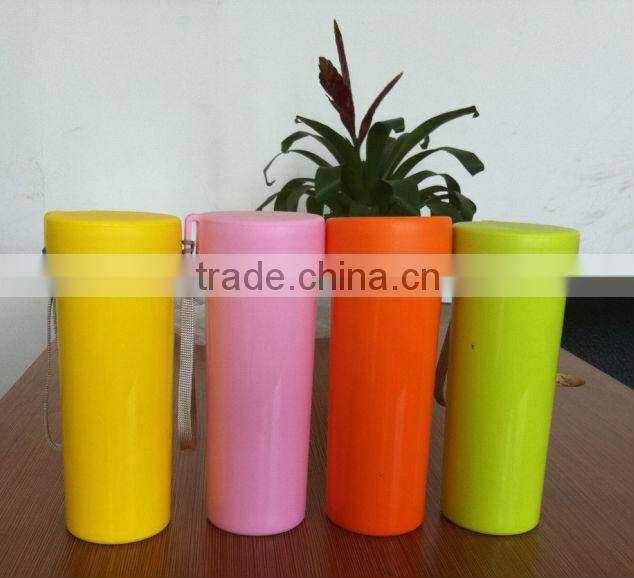 Customized fashion durable colorful plastic cup
