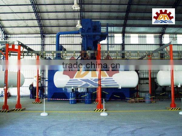 continuous Hanging Chain Shot Blasting Machine For LPG Cylinder