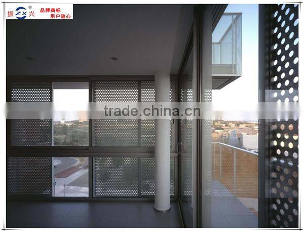 High quality rectangular hole aluminium perforated plate ((ISO9001 CE)