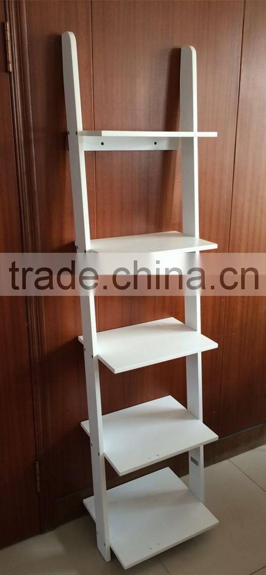 5 tiers wooden bookshelf