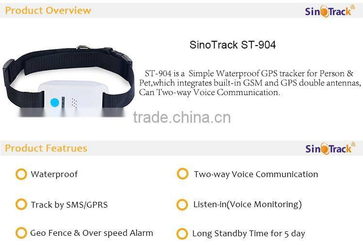 Professional Waterproof GPS Tracker Anywhere Can insert Collar For Dog/Pet tracking Anti-theft Alarm Tool Device