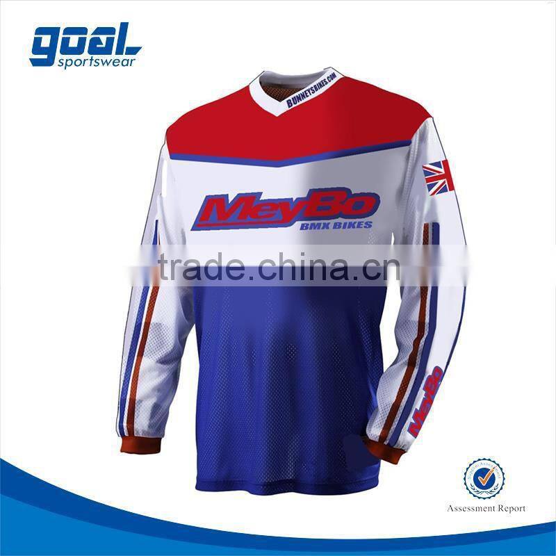 Hot sale university blank motocross racing jerseys