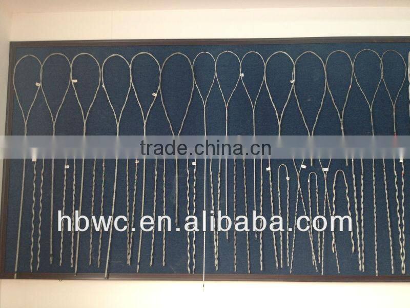 7by8 preformed pole make off for stay wire