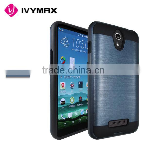 Mars Slim Armor Shockproof Hybrid Bumper Dual Layer Case Cover for zte z820 Obsidian