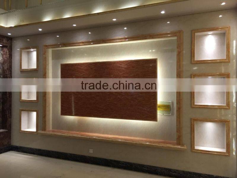 Wholesale imitation marble pvc panel for interior decoration