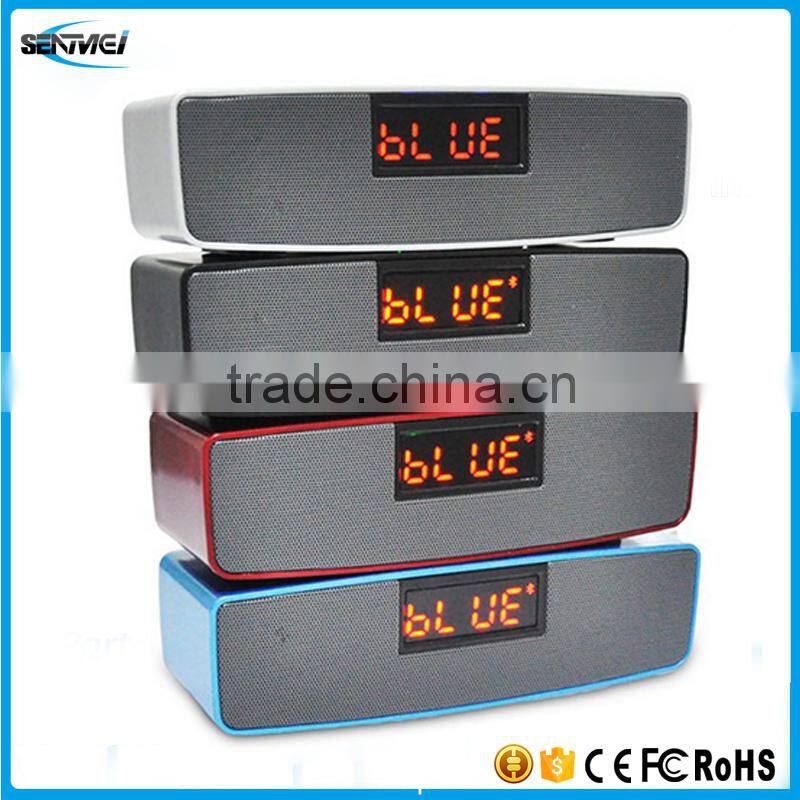 2015 High Quality Bluetooth Speaker with Led Light,Bluetooth Led Speaker,Mini Bluetooth Speaker Thin Box Wholesale