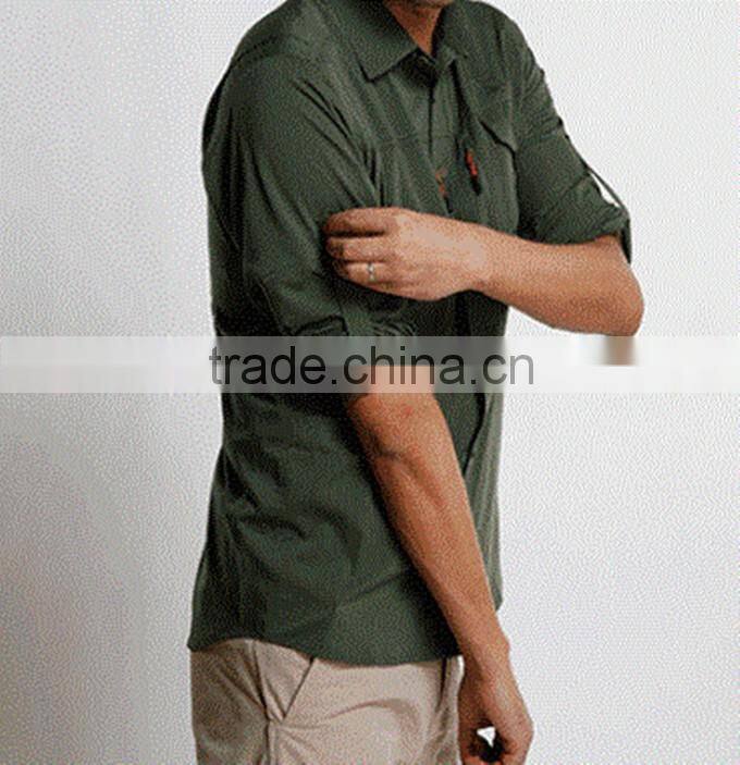 2016 Latest new tech fishing shirts for mens