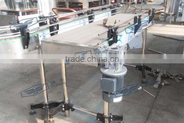 Glass bottle/cans/plastic bottle conveyor system