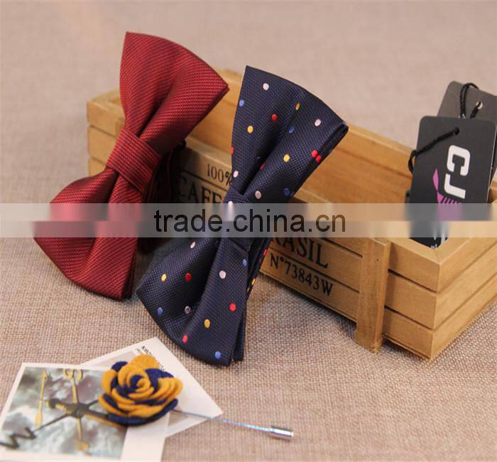 Country Floral Pre-Tied Bow Tie