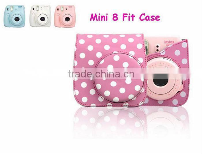 Wholesale leather Camera Bag for Fujifilm instax mini8 in Dongguan