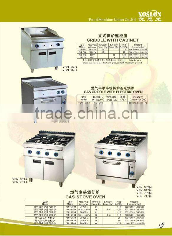 Electric 4-plate cooker with cabinet