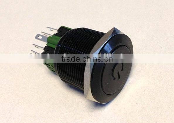 Illuminated Waterproof Push Button Switch L25(Dia.25mm) IP67