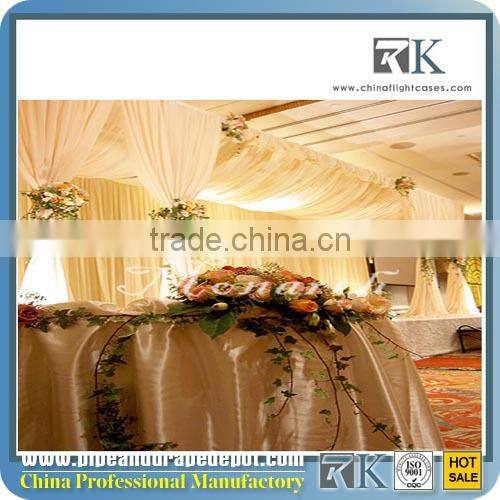 Allstar Elegant Telescopic beautiful pipe drape system wedding curtain backdrops