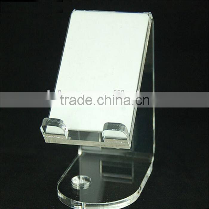 Customized clear Acrylic cellphone display racks
