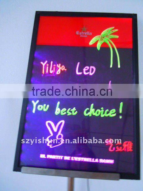 LED colorful fluorescence writing board