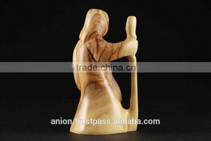 Olive Wood Carved Holy Family