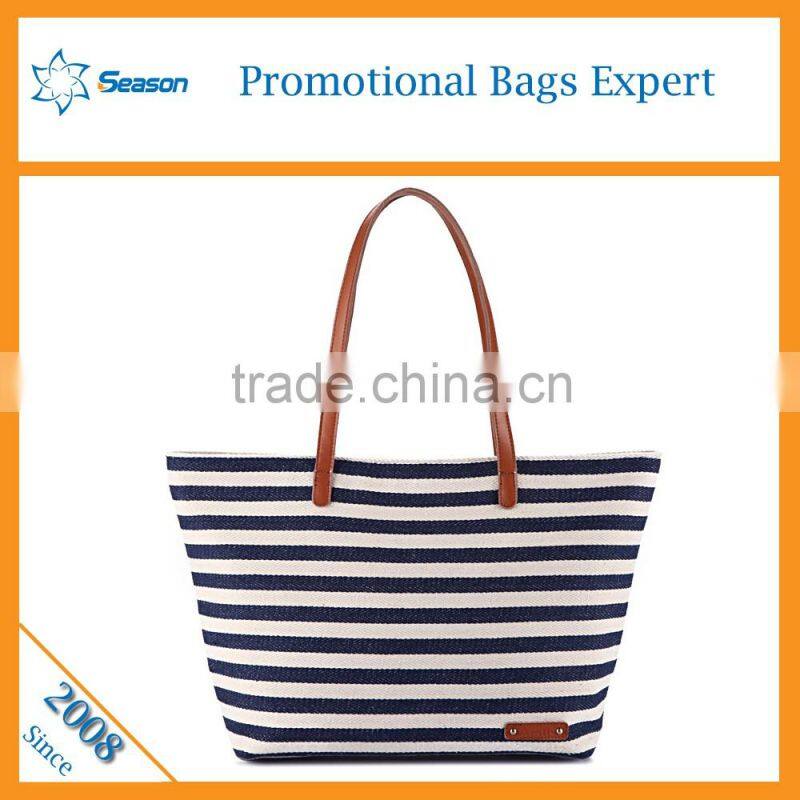 Custom reusable shopping bag purses handbags ladies canvas bag