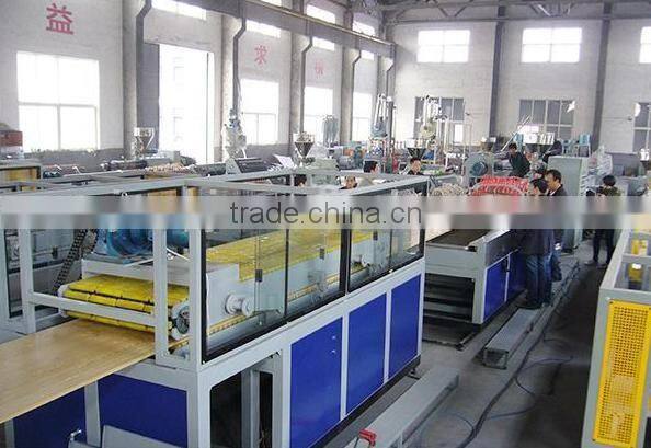 China supplier wpc pvc board making machinery/production line