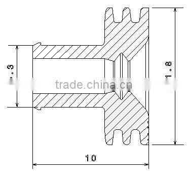 5.3mm Green Self-Lunbricant silicone wire seal