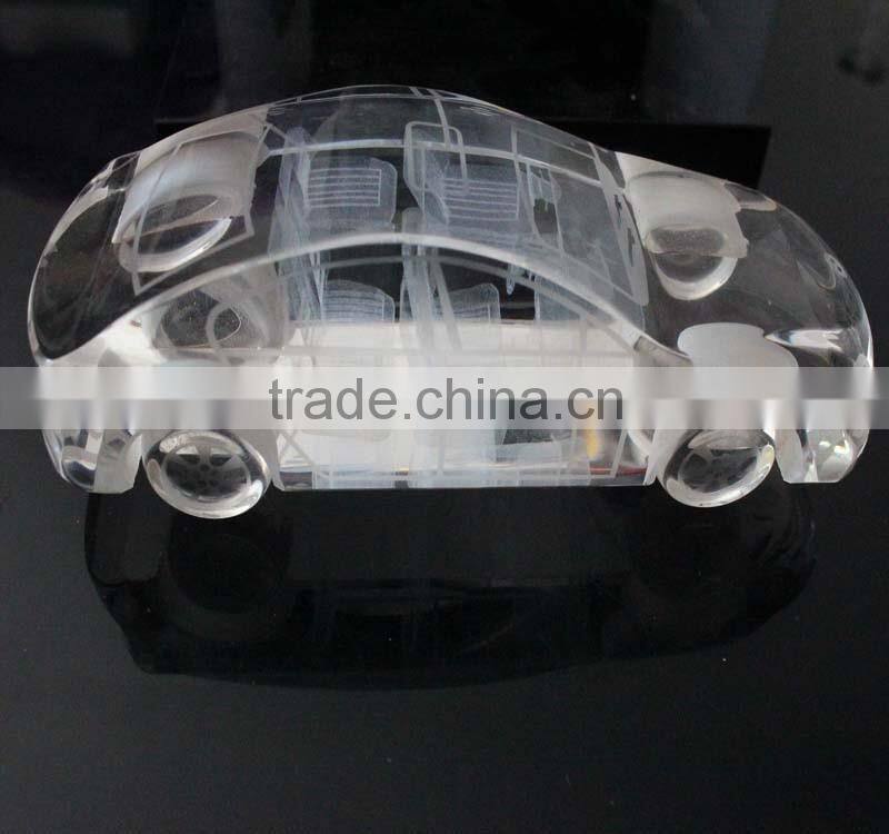 fashionable decorative crystal car model for sale
