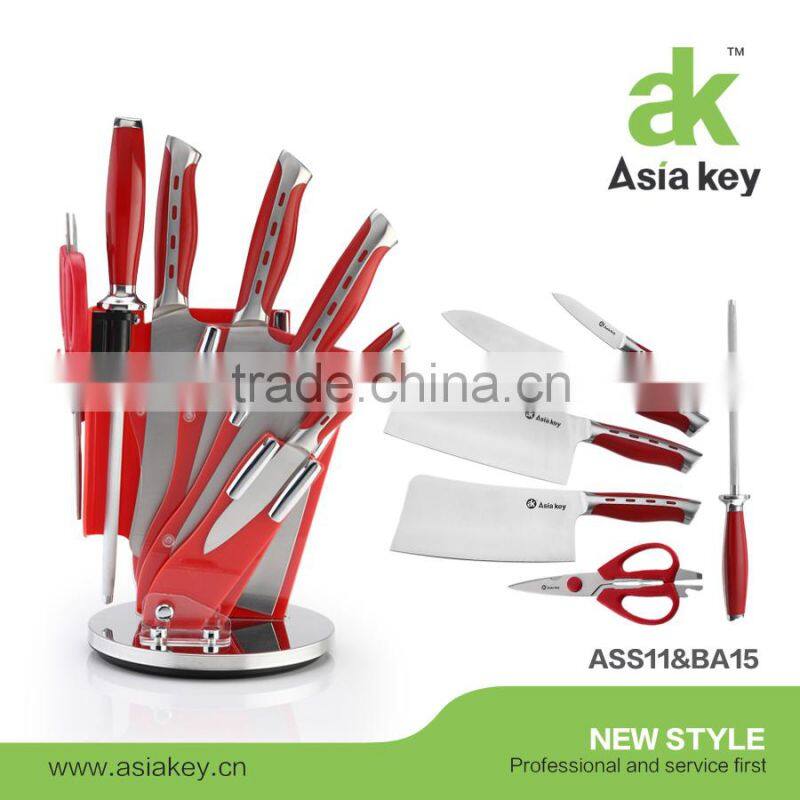 New coming handle 7 pcs stainless steel cutlery set knife set