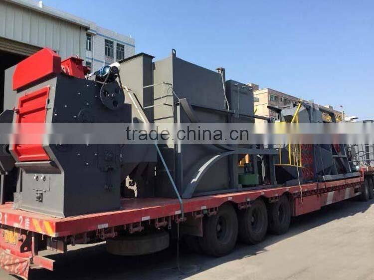 Tumble belt turbine/wheel blasting system/machines