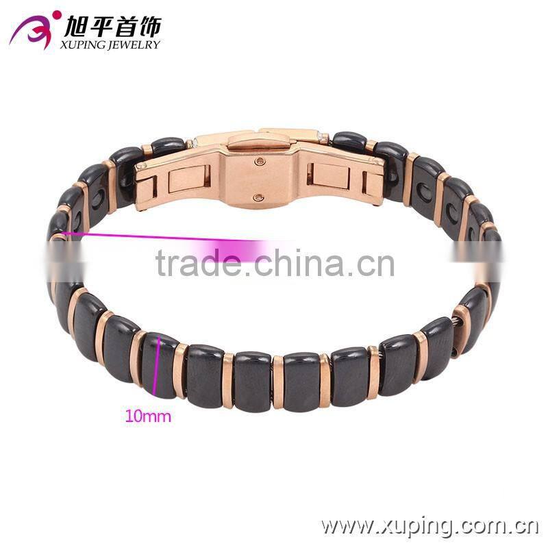 rose gold plated fashion jewelery bangle watch for women